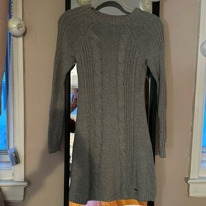 Grey sweater dress Hollister